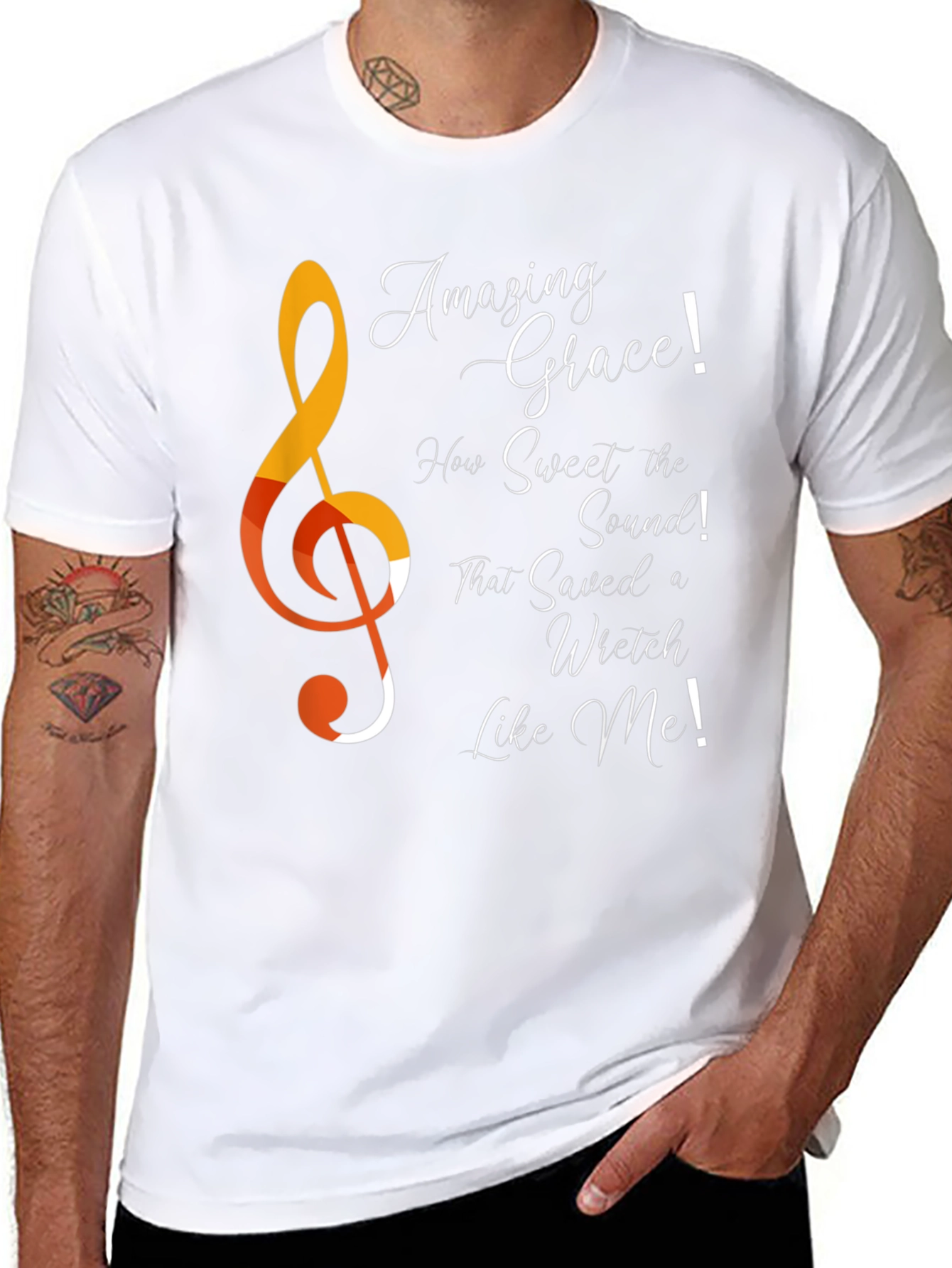 Amazing Grace T-Shirt - Christian Music Tee