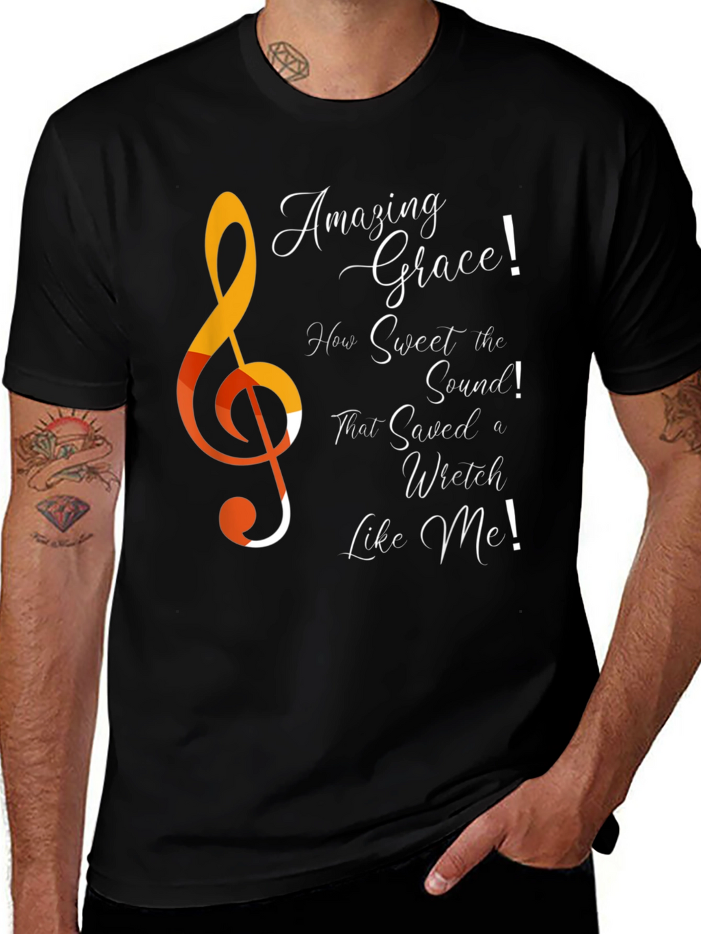 Amazing Grace T-Shirt - Christian Music Tee