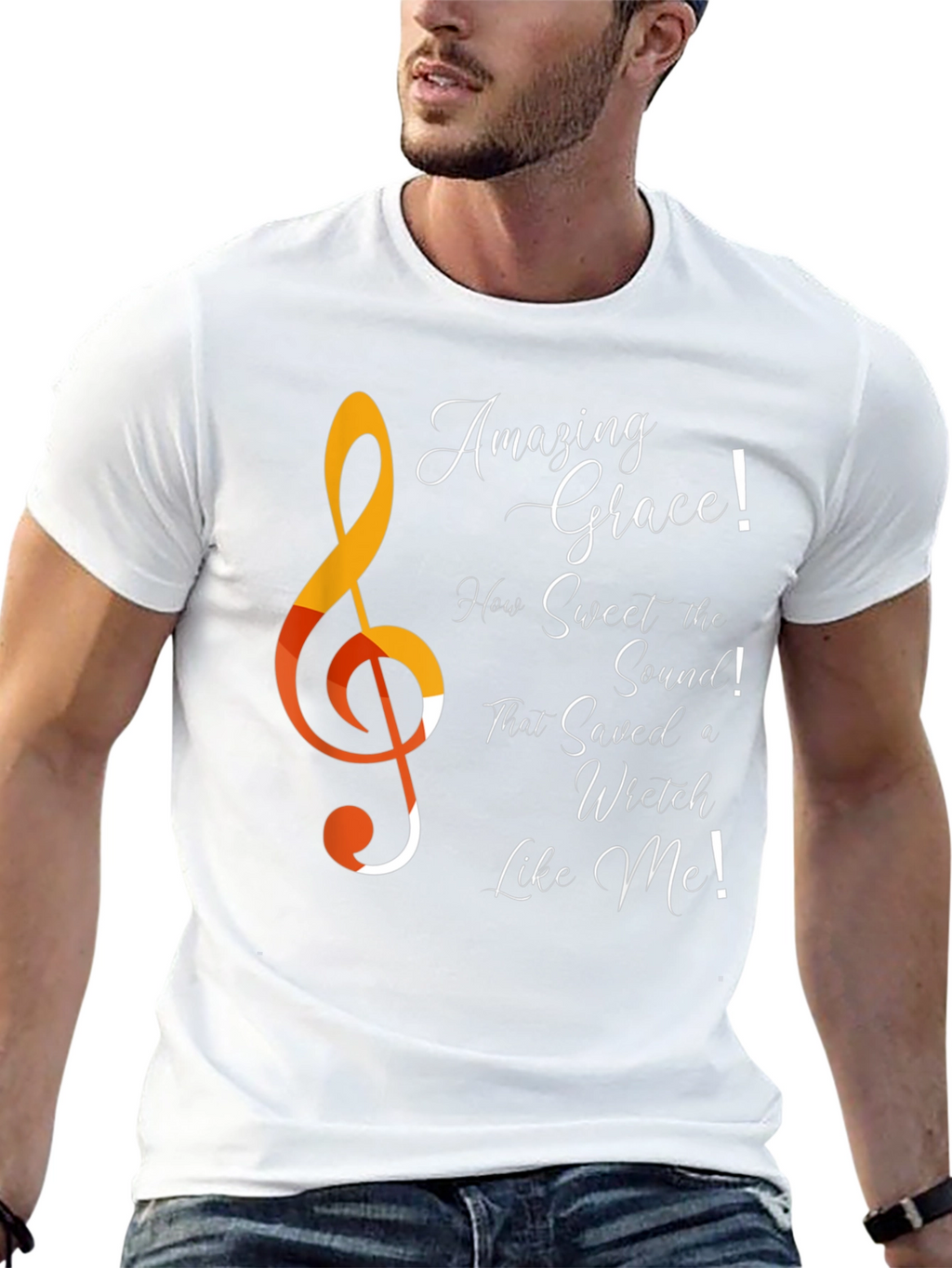 Amazing Grace T-Shirt - Christian Music Tee