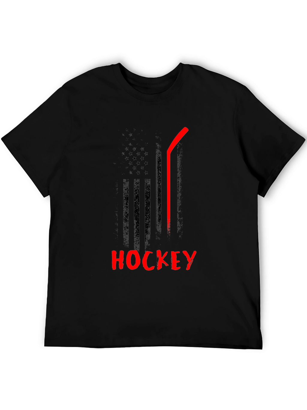 Hockey USA Flag Graphic T-Shirt