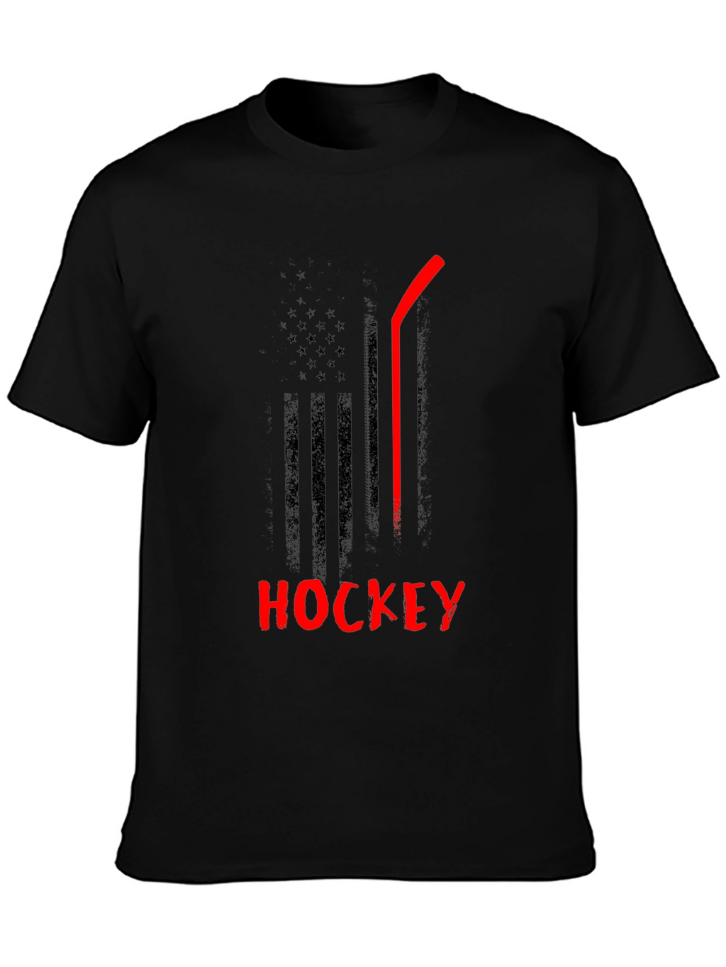 Hockey USA Flag Graphic T-Shirt