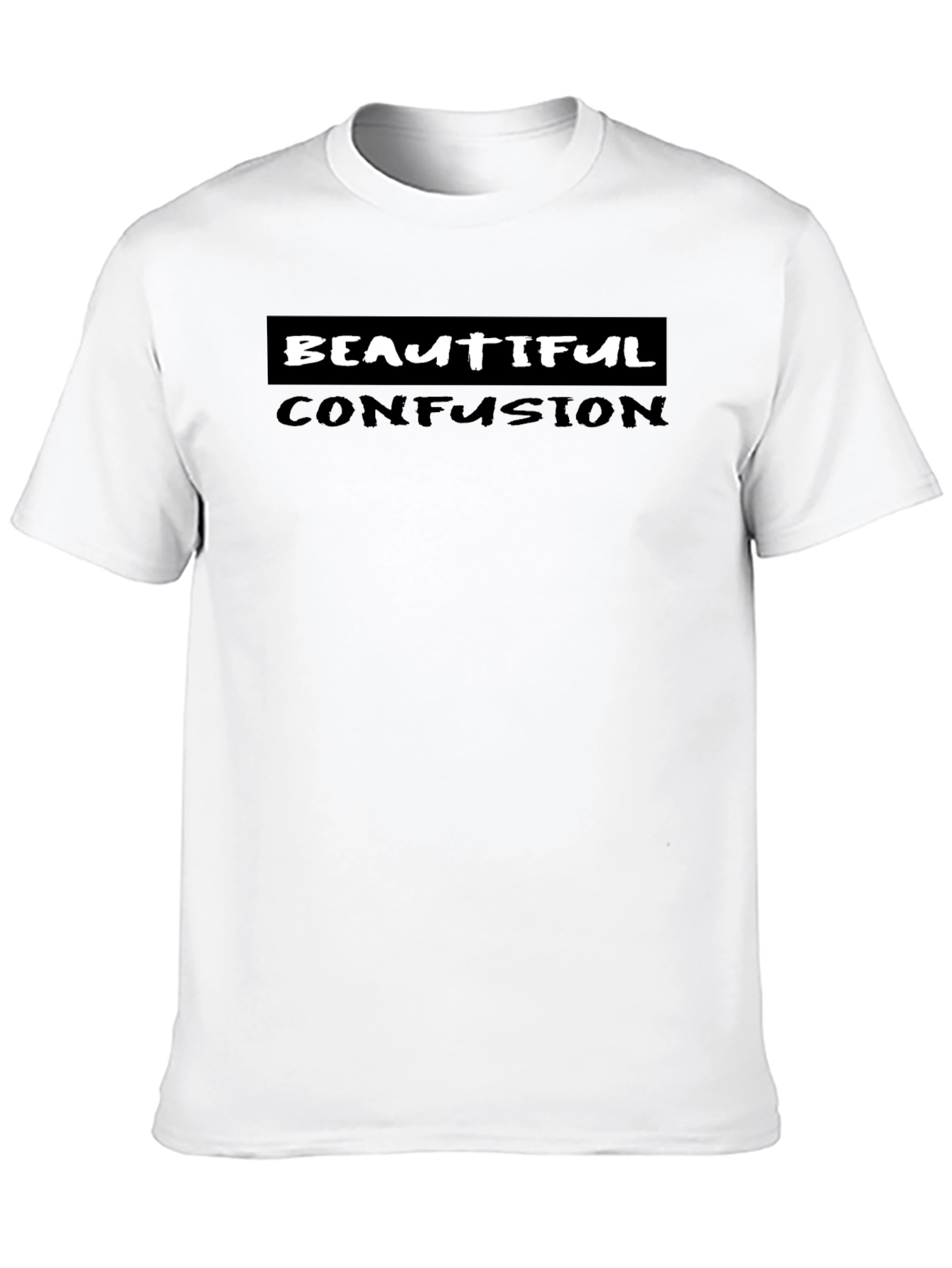 Beautiful Confusion Graphic Tee - Black