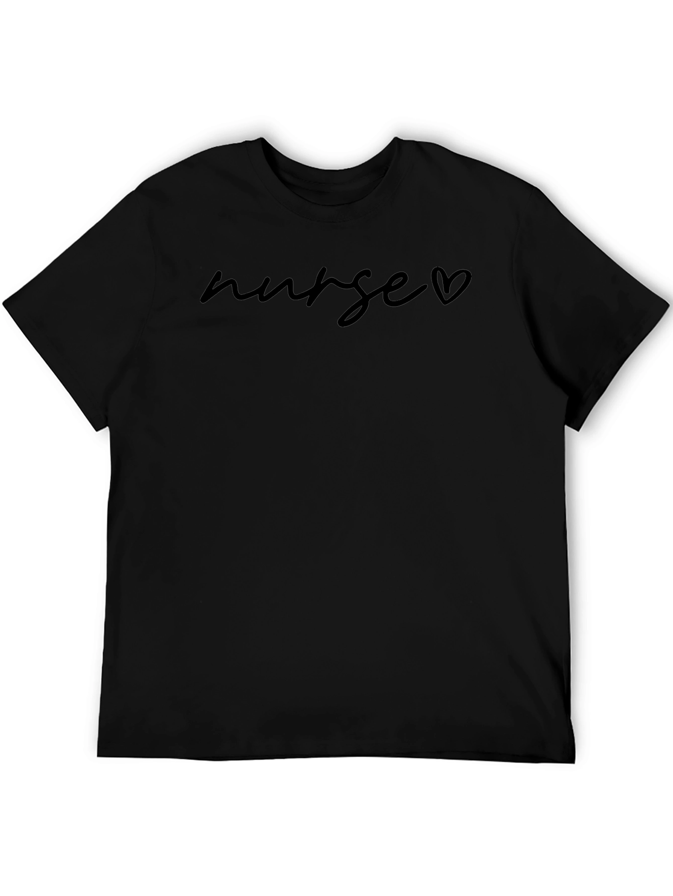 Nurse Love Heart Graphic Tee - Soft Cotton Blend