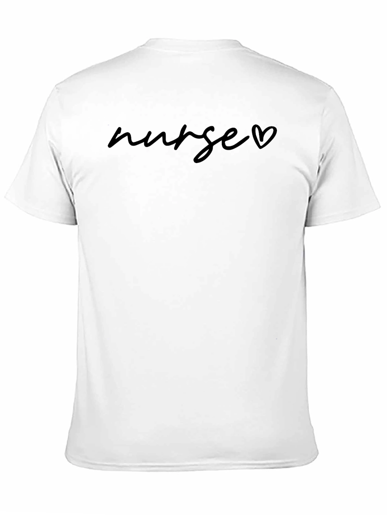 Nurse Love Heart Graphic Tee - Soft Cotton Blend