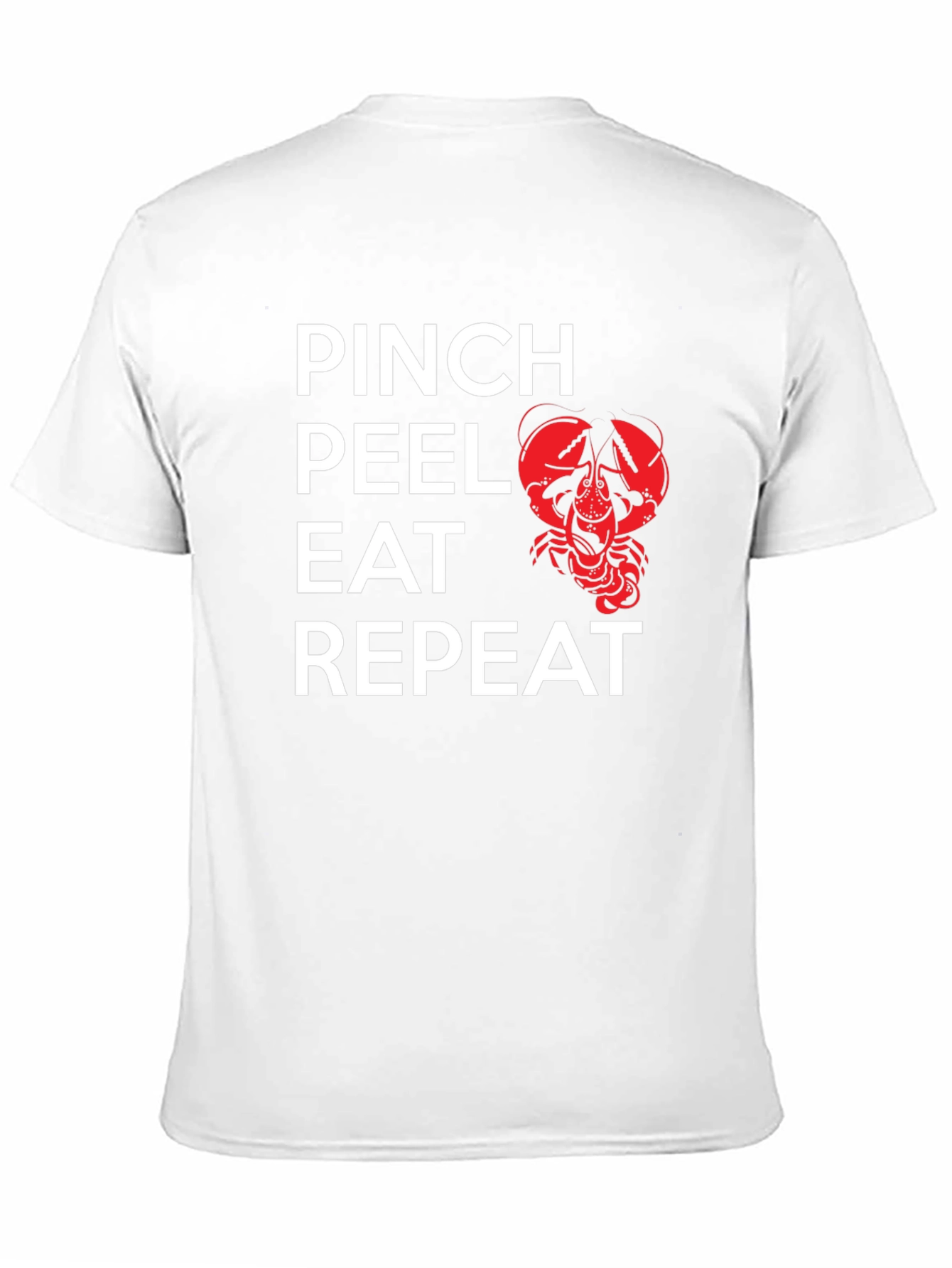 Pinch Peel Eat Repeat Crawfish Graphic Tee