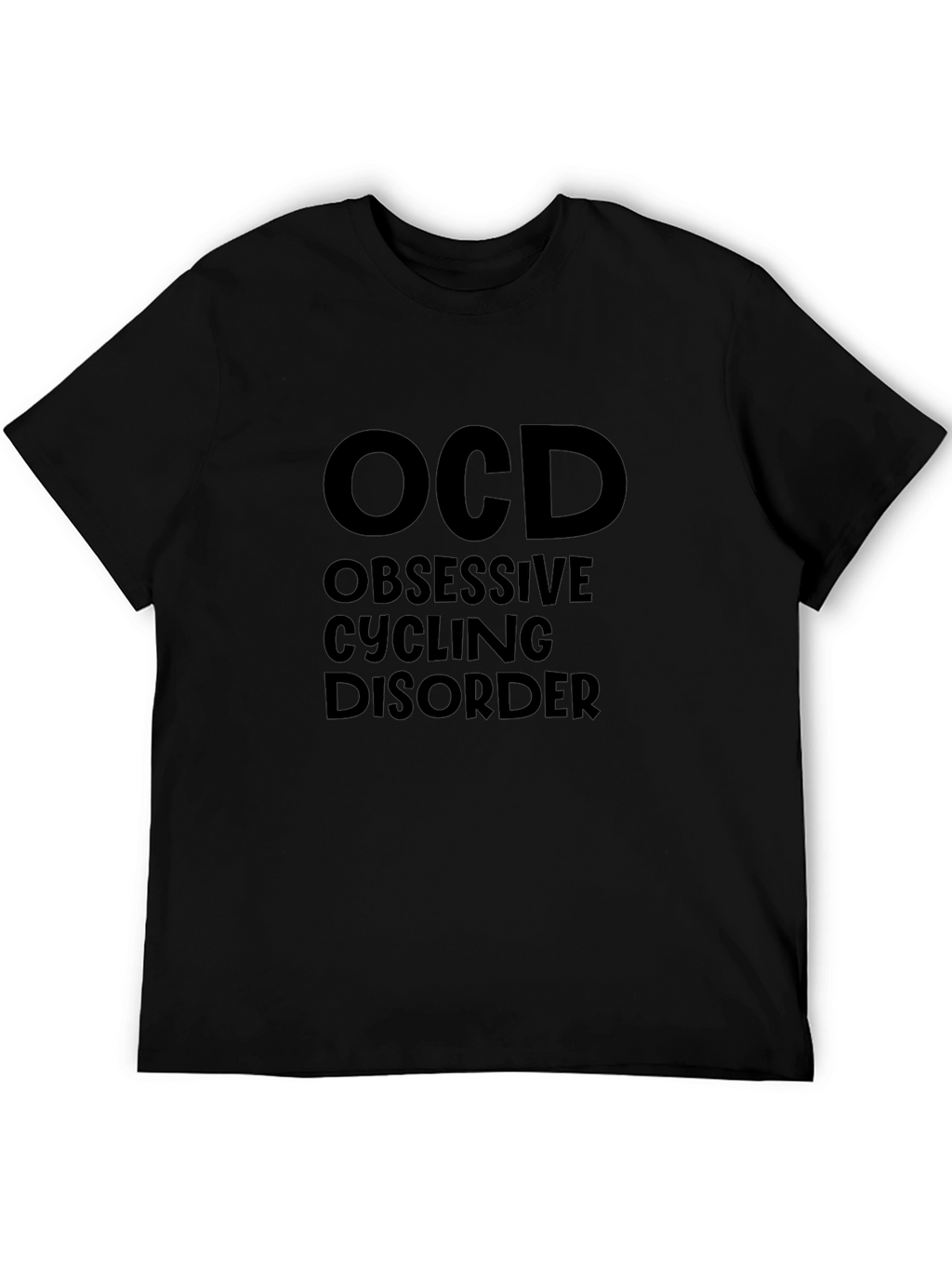 OCD Obsessive Cycling Disorder Graphic T-Shirt