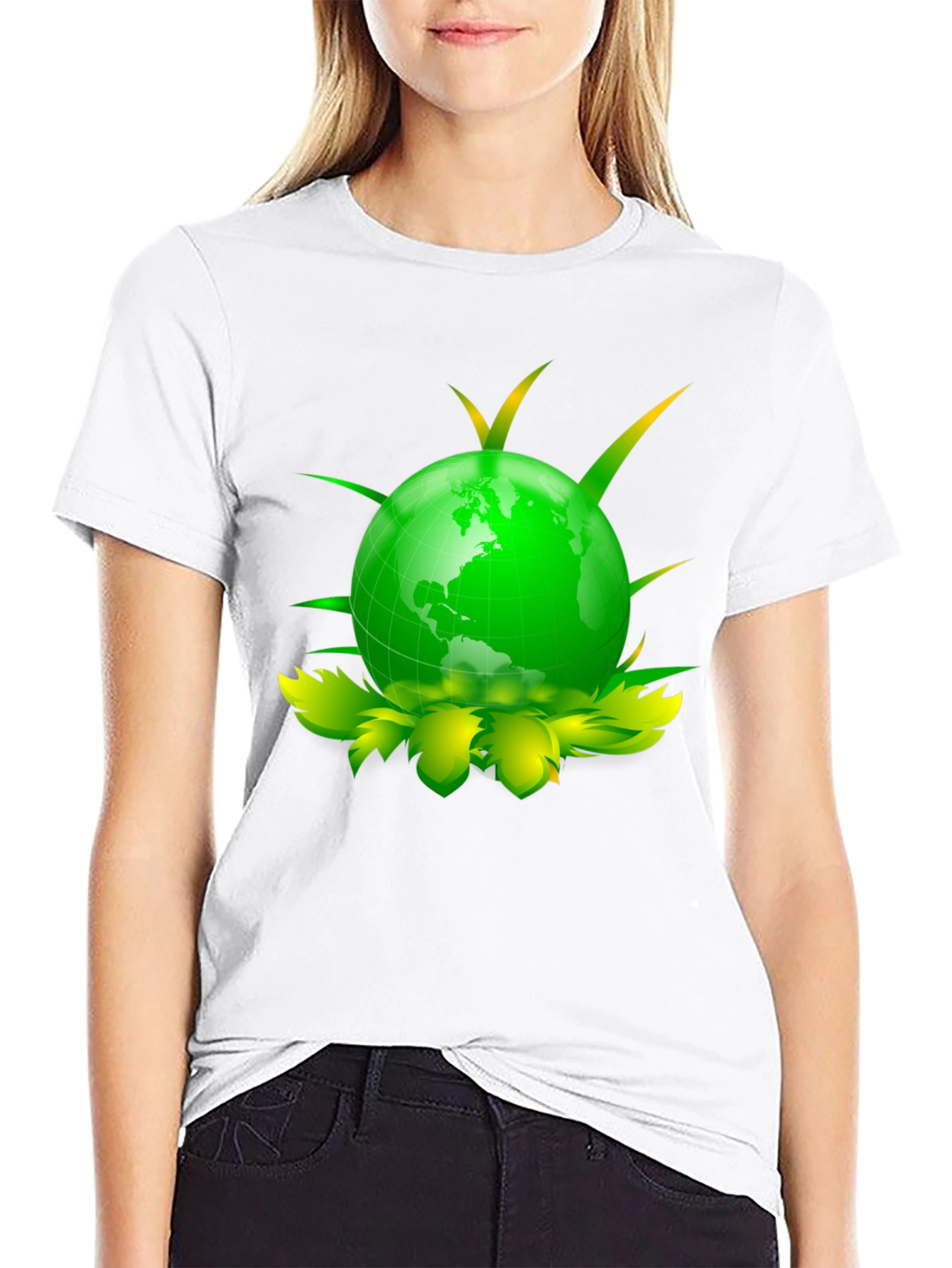Green Earth Graphic Tee - Eco-Friendly Design