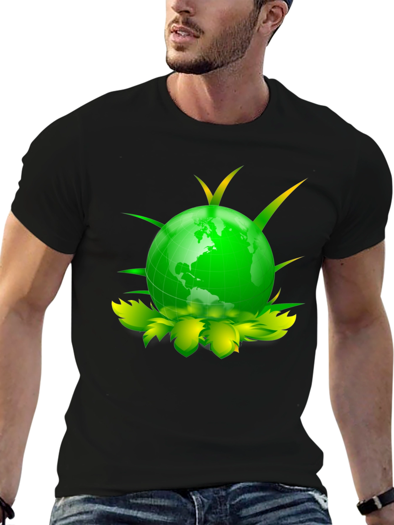 Green Earth Graphic Tee - Eco-Friendly Design