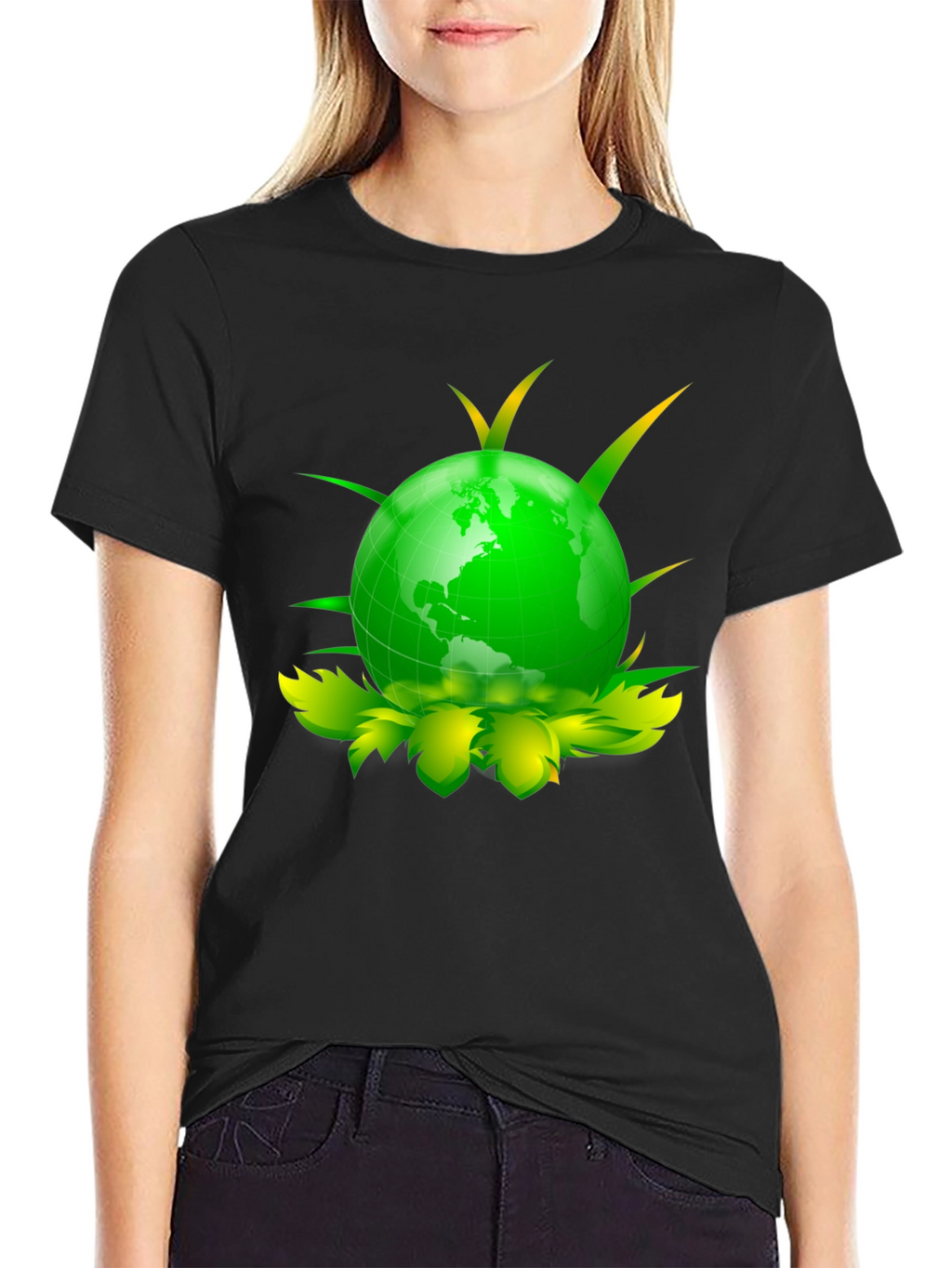 Green Earth Graphic Tee - Eco-Friendly Design