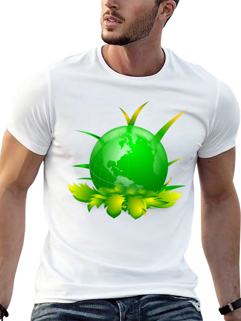 Green Earth Graphic Tee - Eco-Friendly Design