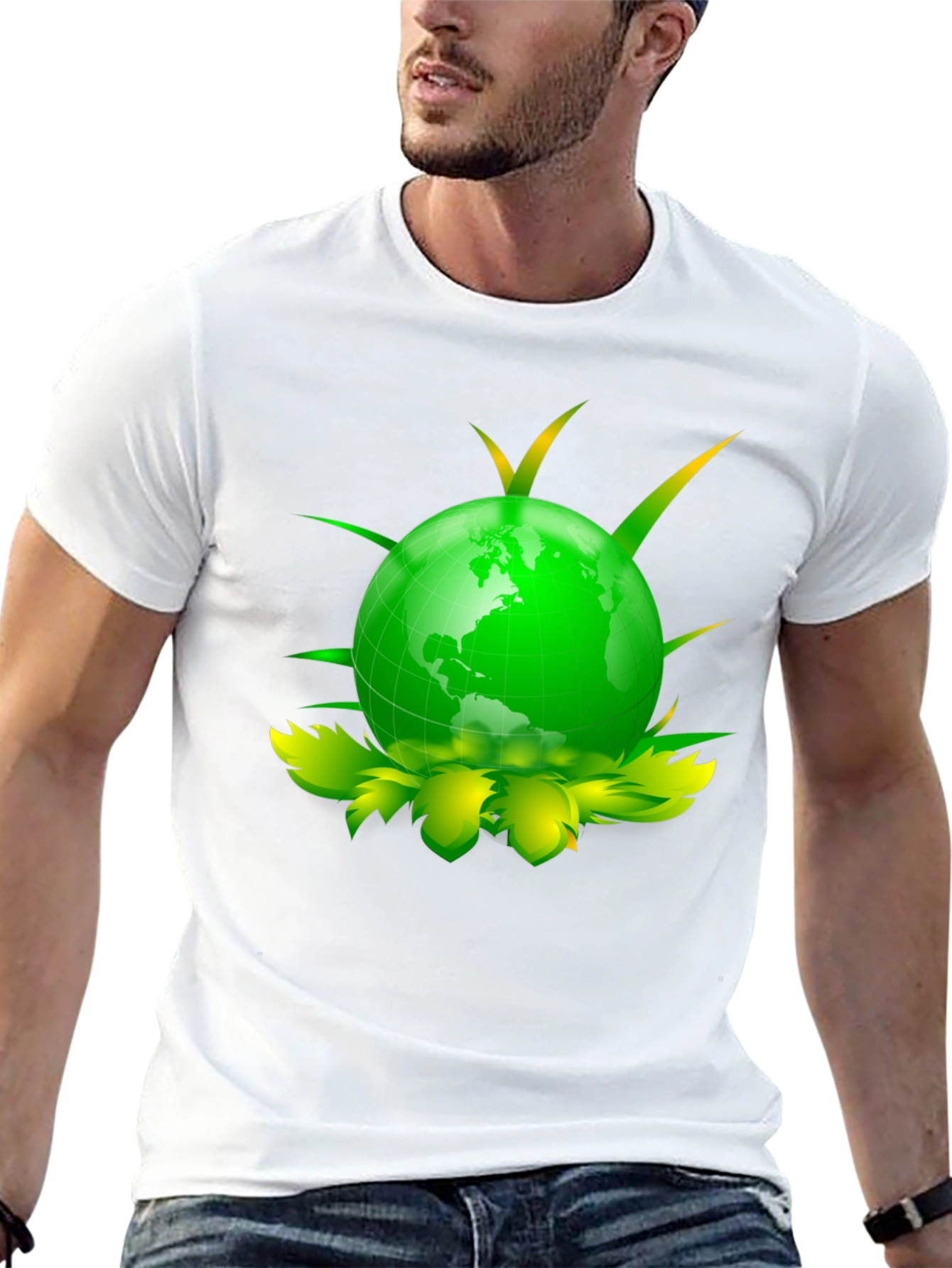 Green Earth Graphic Tee - Eco-Friendly Design