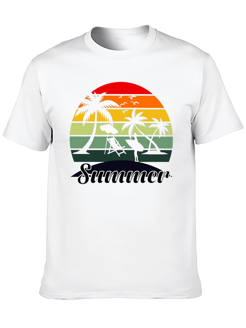 Retro Summer Beach T-Shirt