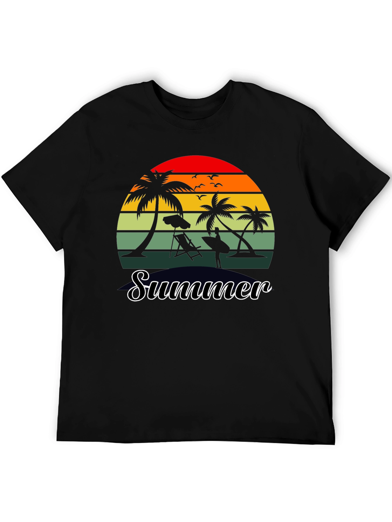 Retro Summer Beach T-Shirt