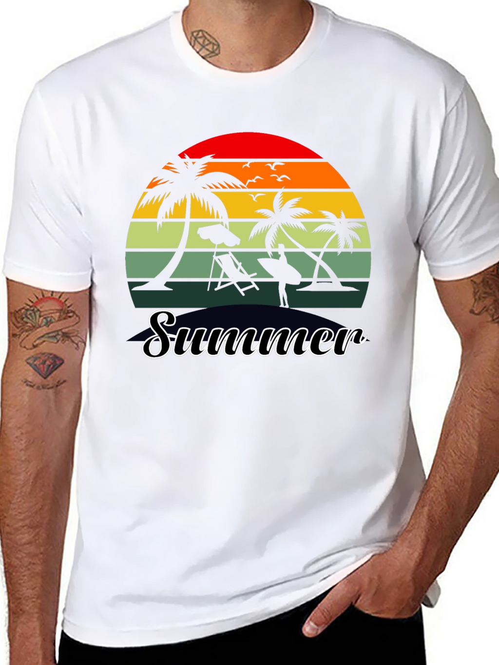 Retro Summer Beach T-Shirt