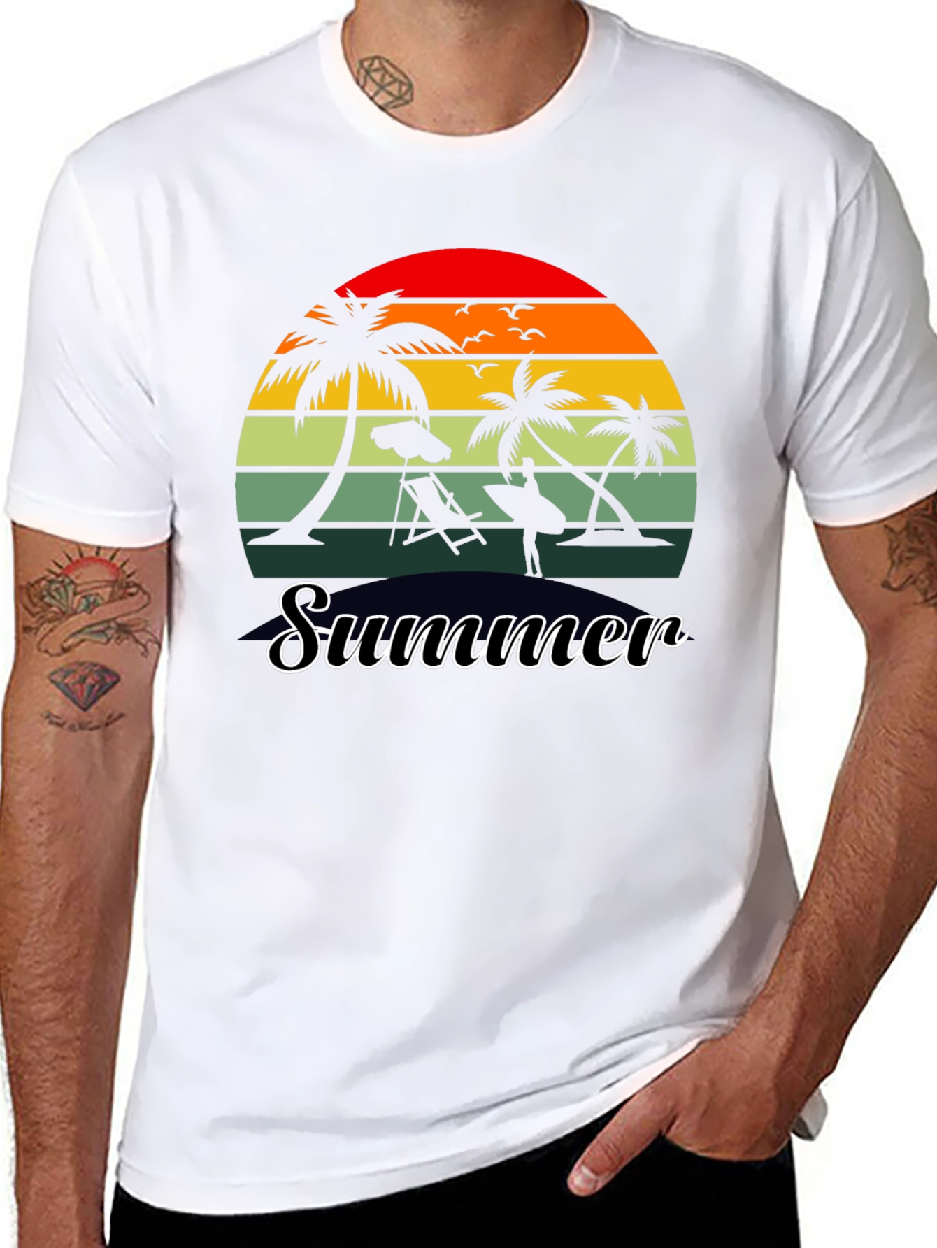 Retro Summer Beach T-Shirt