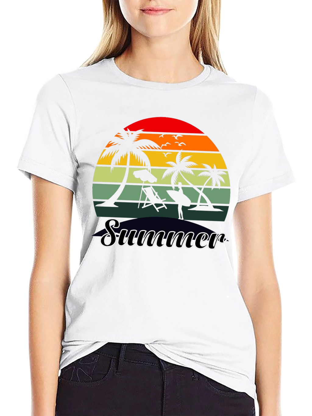 Retro Summer Beach T-Shirt