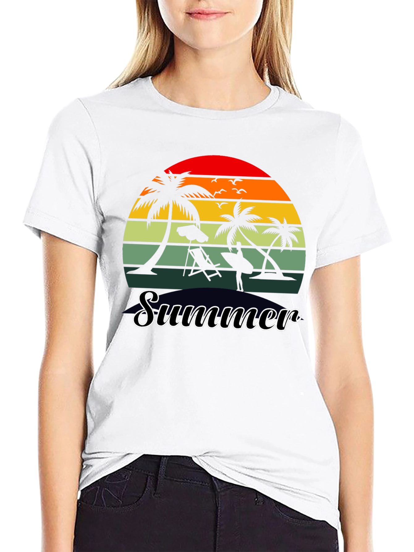 Retro Summer Beach T-Shirt