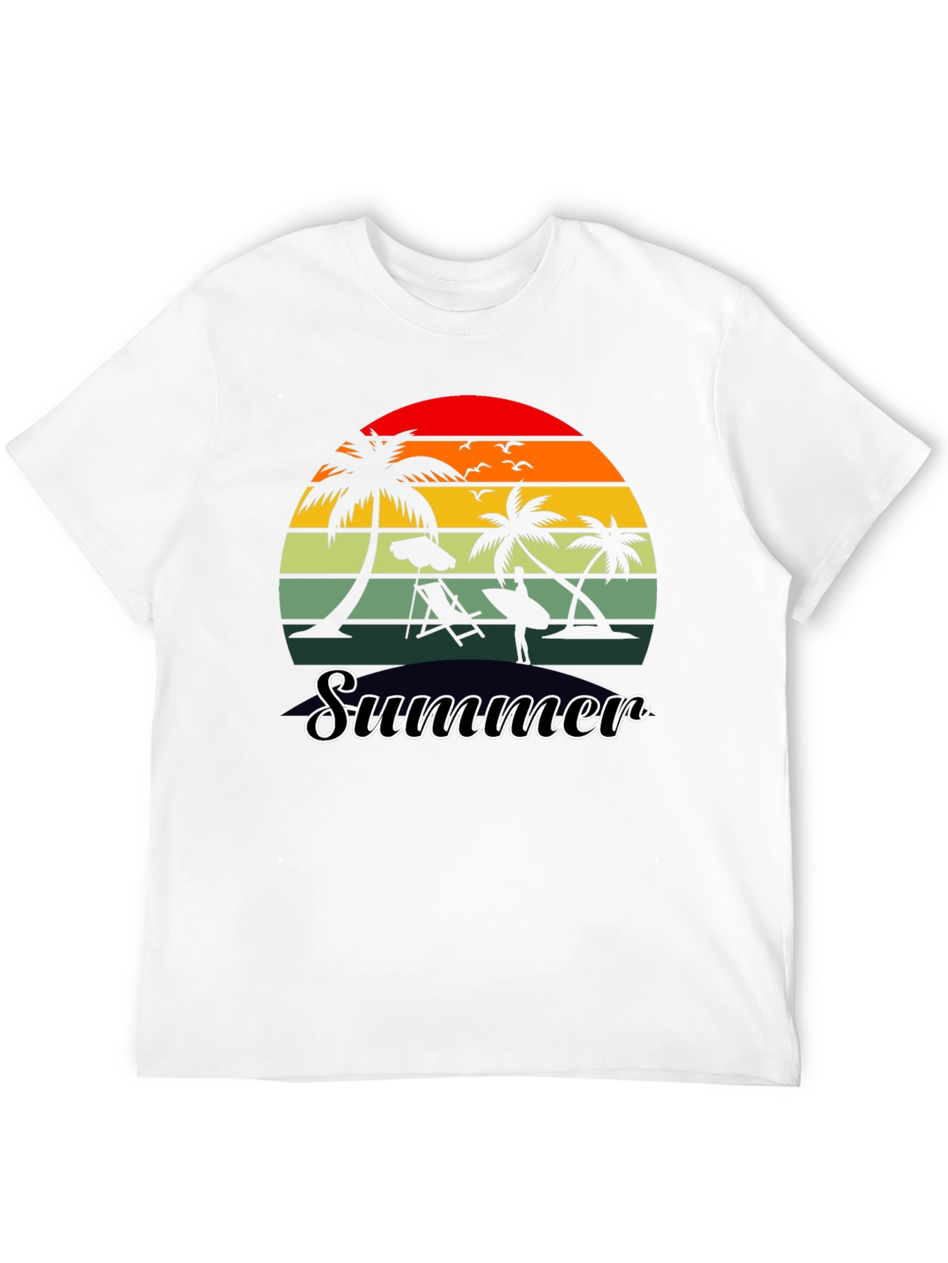 Retro Summer Beach T-Shirt