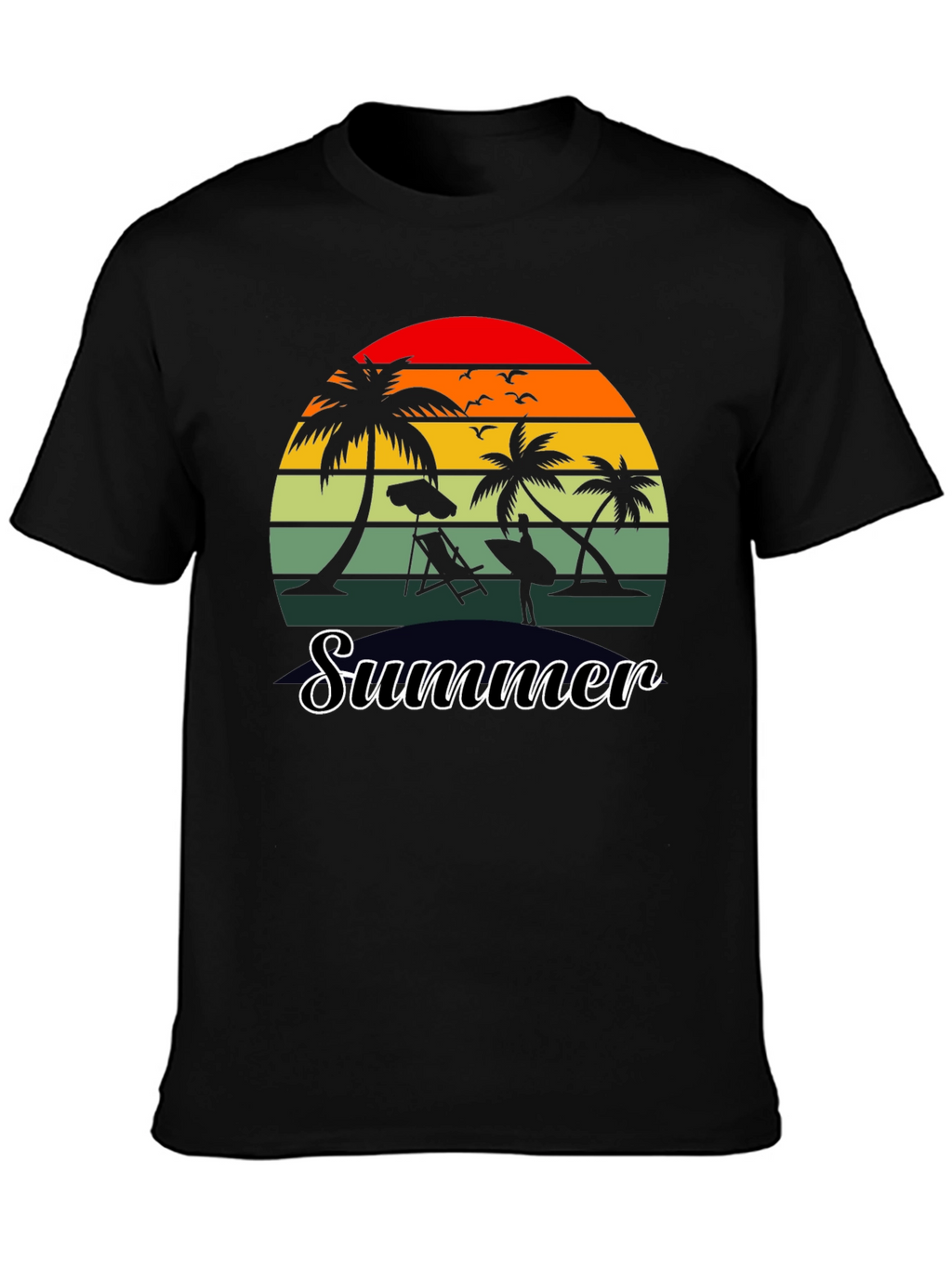 Retro Summer Beach T-Shirt
