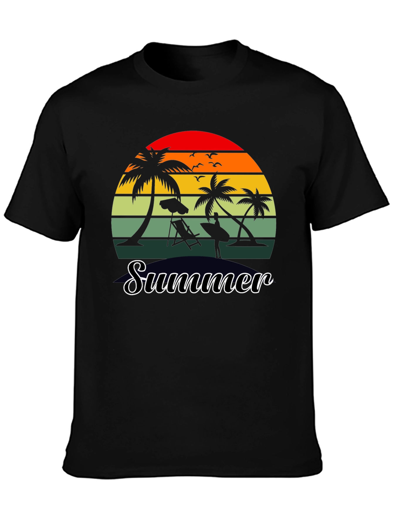 Retro Summer Beach T-Shirt
