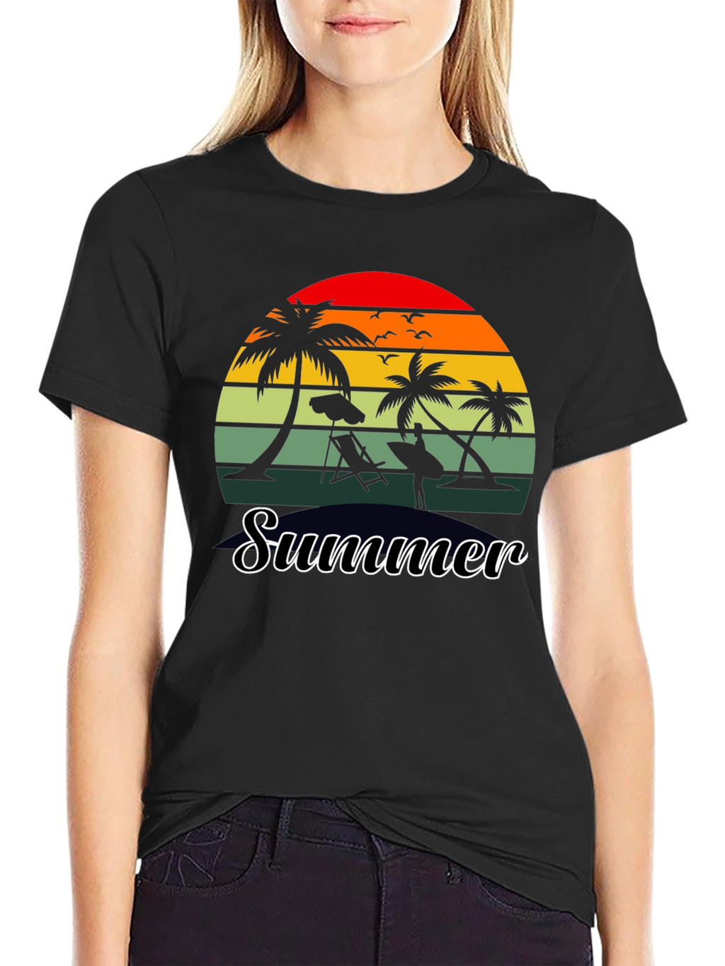 Retro Summer Beach T-Shirt