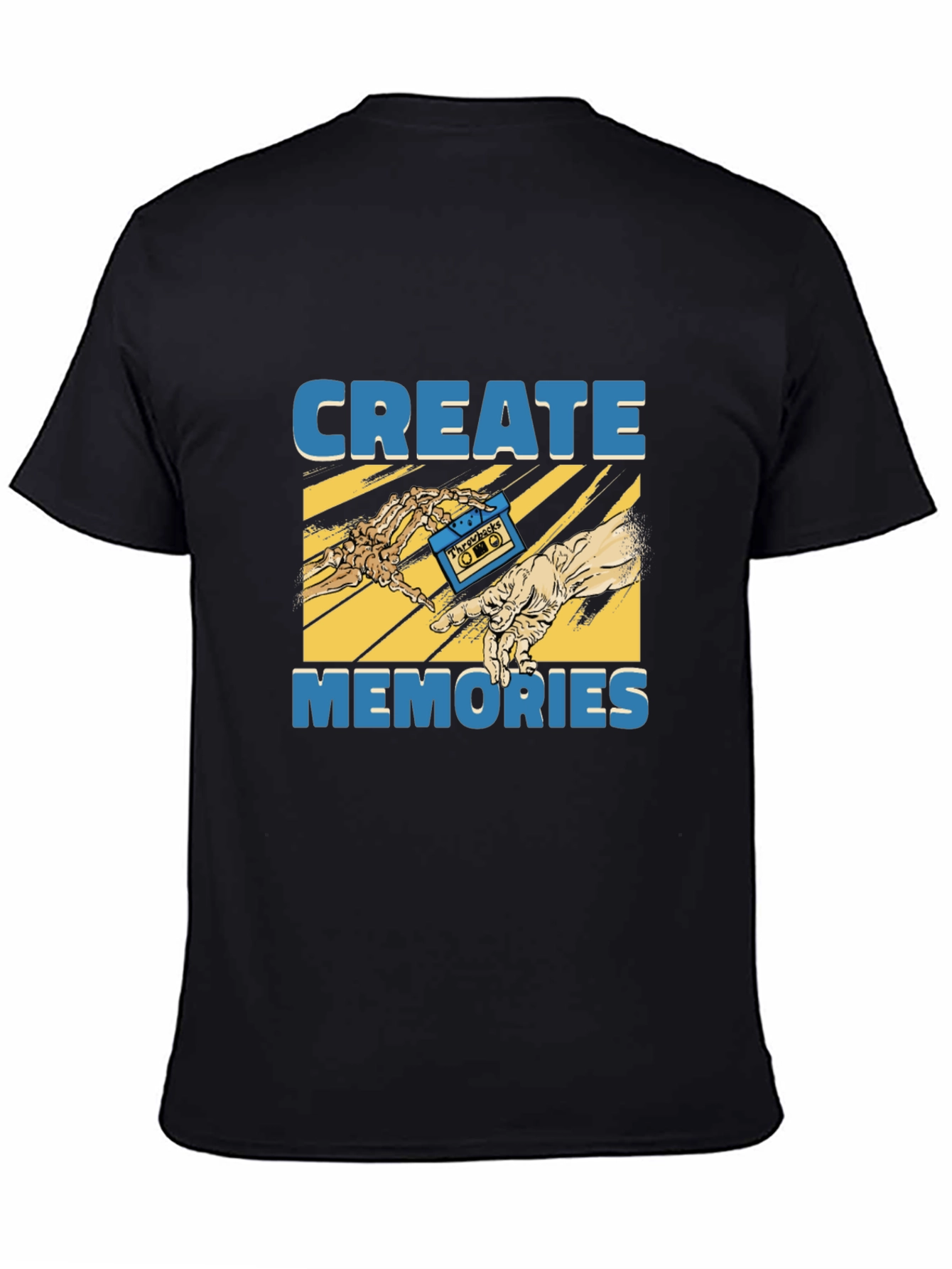 Create Memories Graphic Tee - Vintage Cassette Design