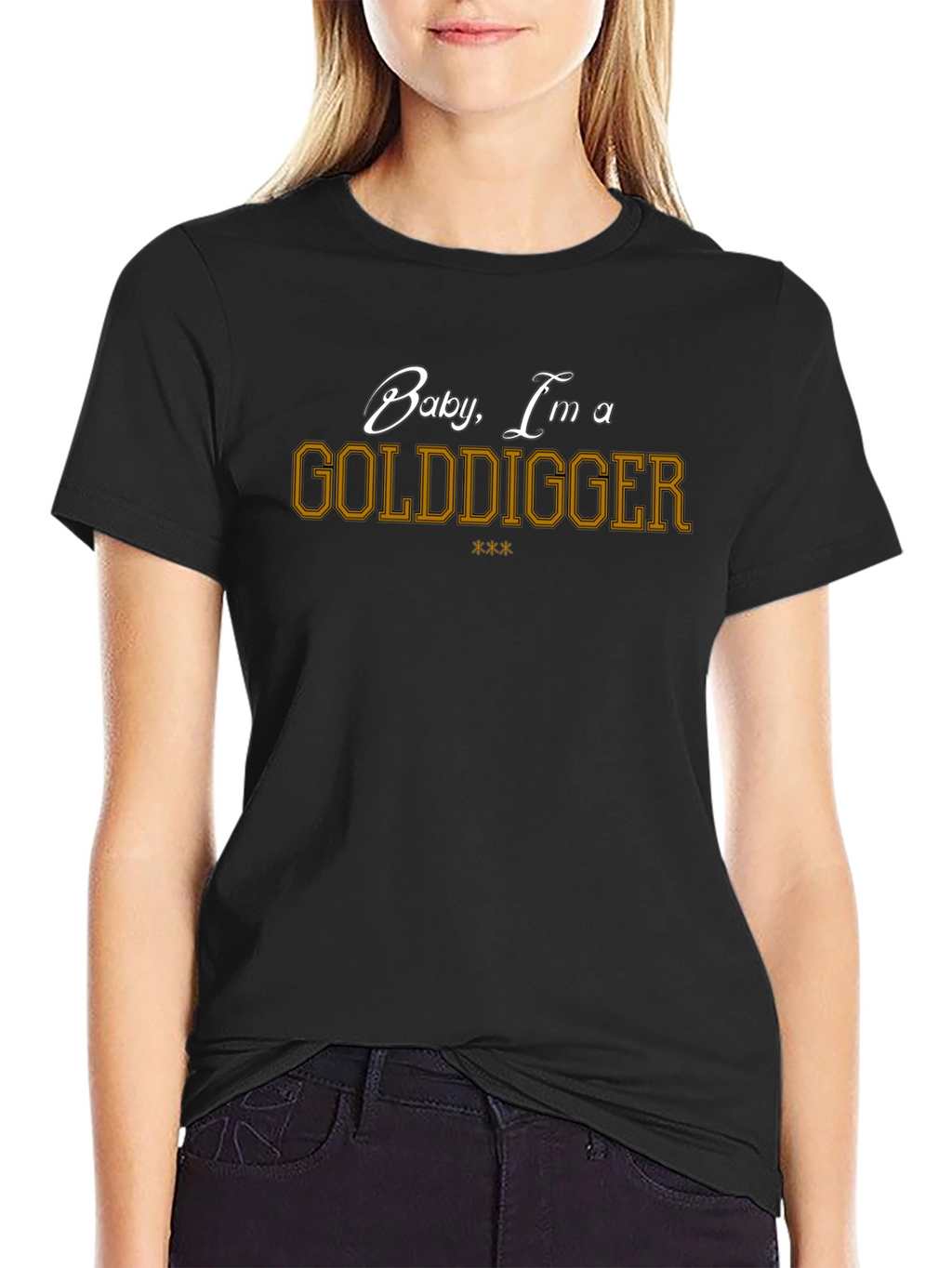 Golddigger Statement Graphic Tee - Mens Short Sleeve