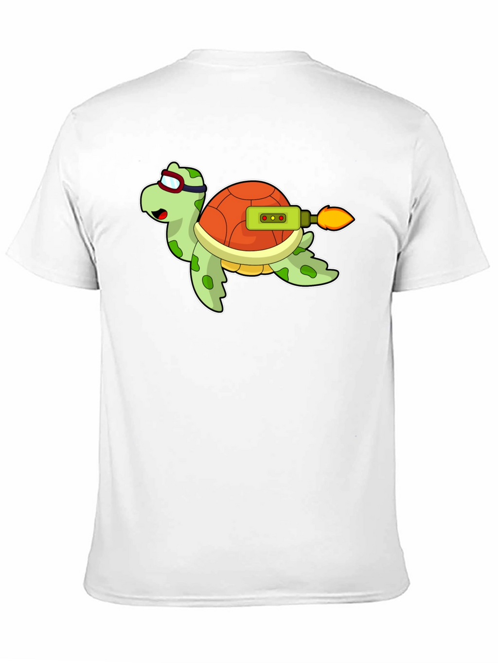 Rocket Turtle Black T-Shirt