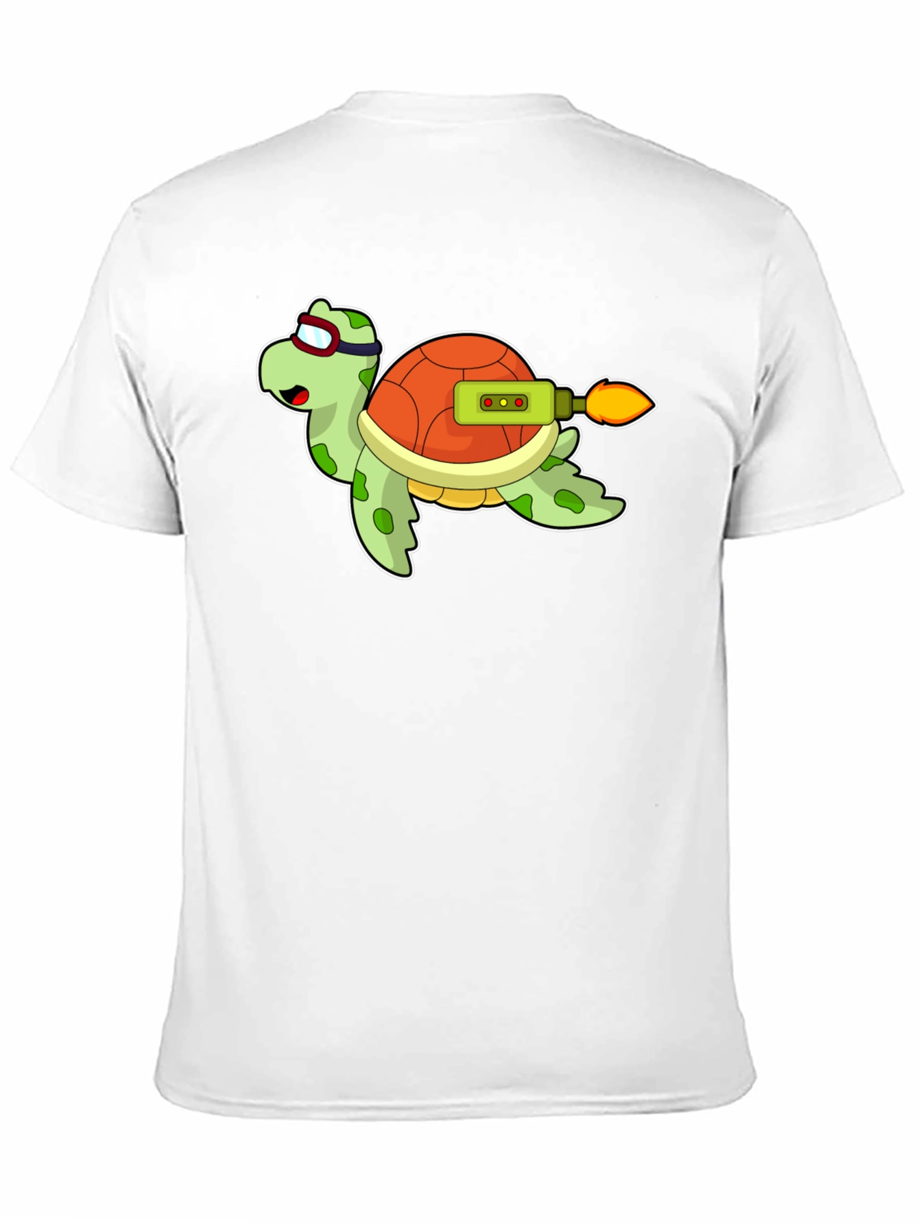 Rocket Turtle Black T-Shirt