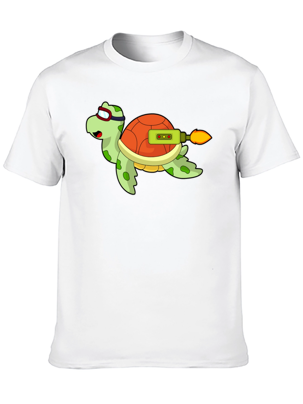 Rocket Turtle Black T-Shirt