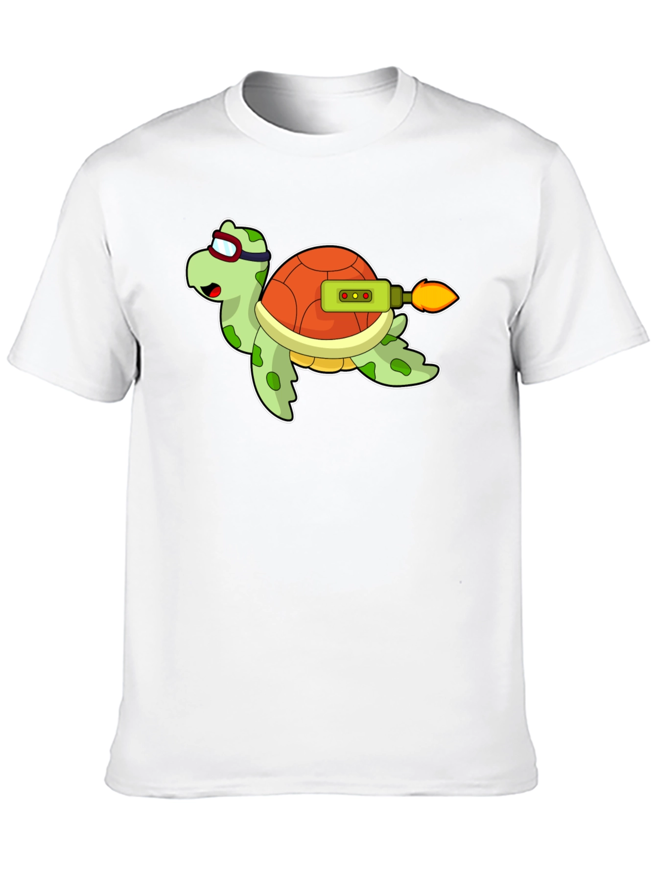 Rocket Turtle Black T-Shirt