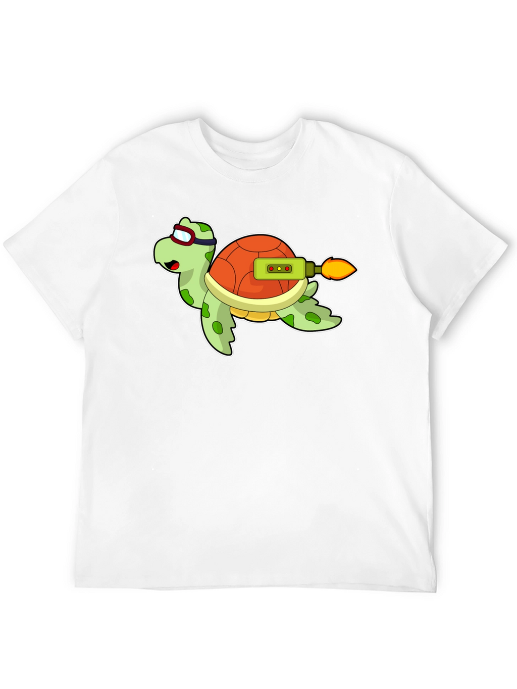Rocket Turtle Black T-Shirt