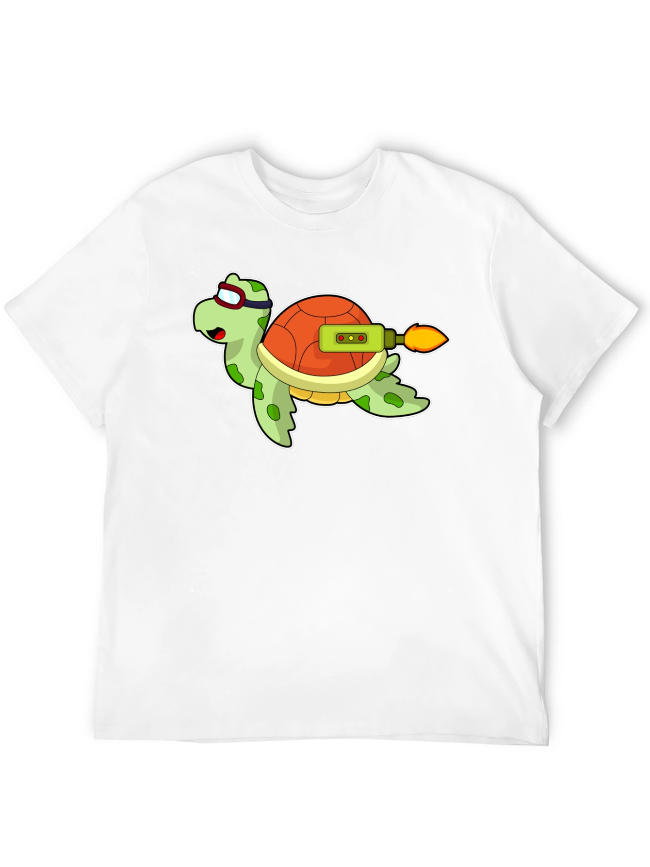 Rocket Turtle Black T-Shirt