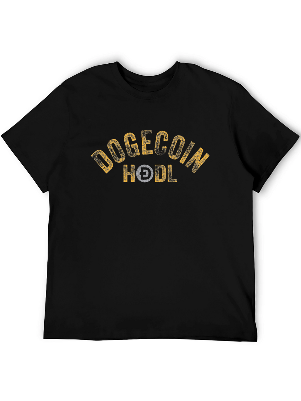 Dogecoin HODL Black Graphic Tee
