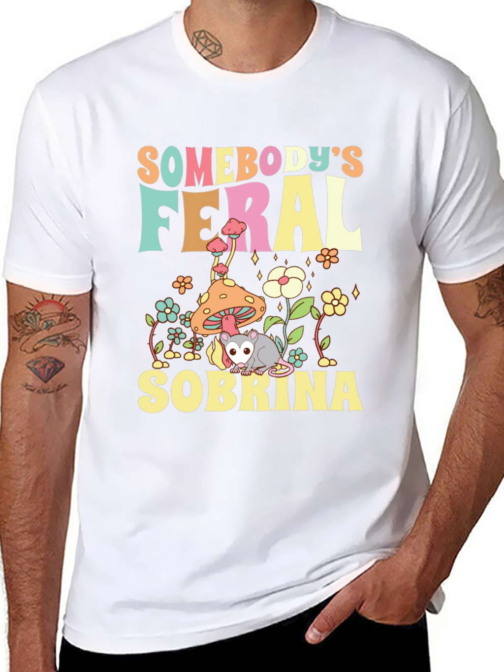 Feral Sobrina Graphic Tee - Unique Design