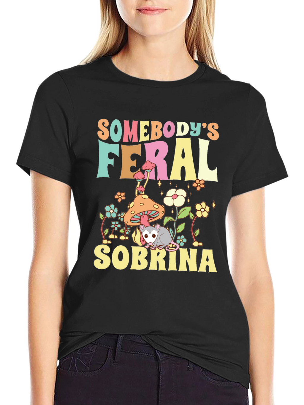 Feral Sobrina Graphic Tee - Unique Design