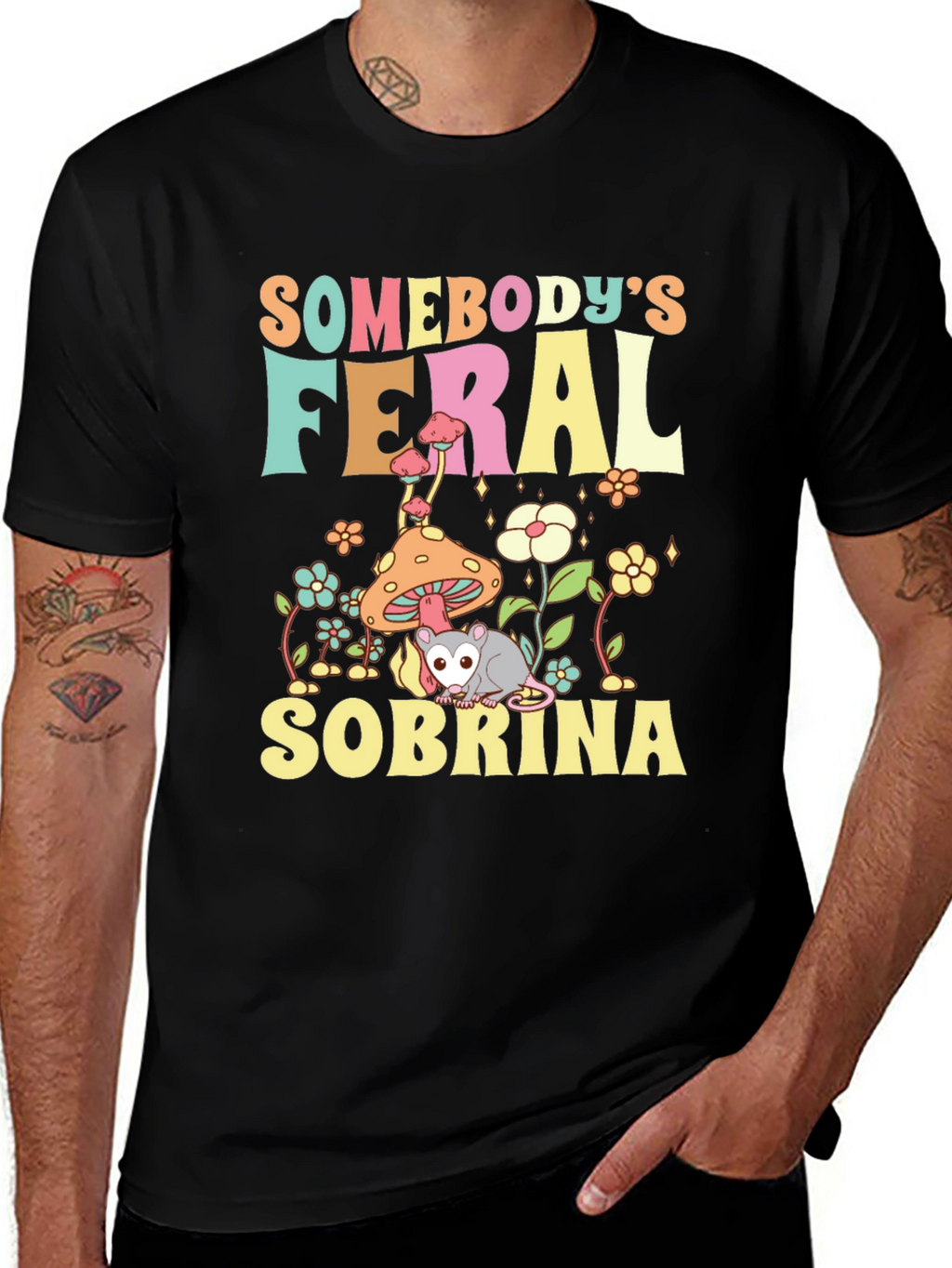 Feral Sobrina Graphic Tee - Unique Design