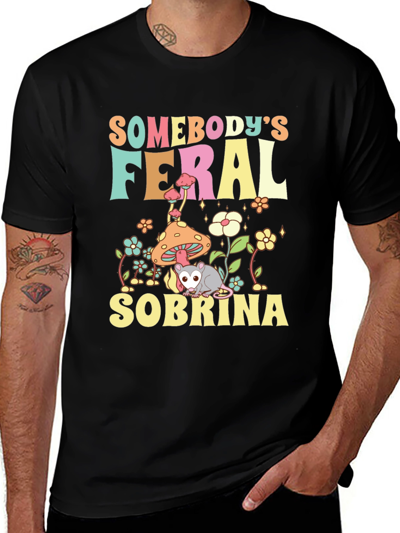 Feral Sobrina Graphic Tee - Unique Design