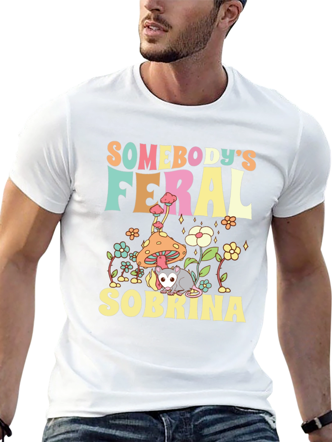 Feral Sobrina Graphic Tee - Unique Design