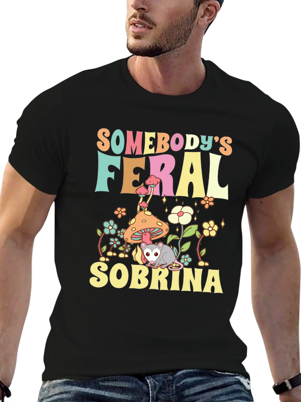 Feral Sobrina Graphic Tee - Unique Design