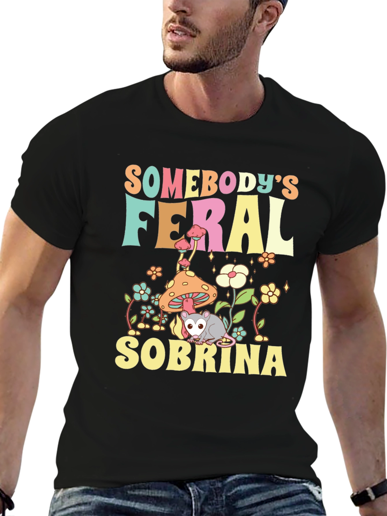 Feral Sobrina Graphic Tee - Unique Design