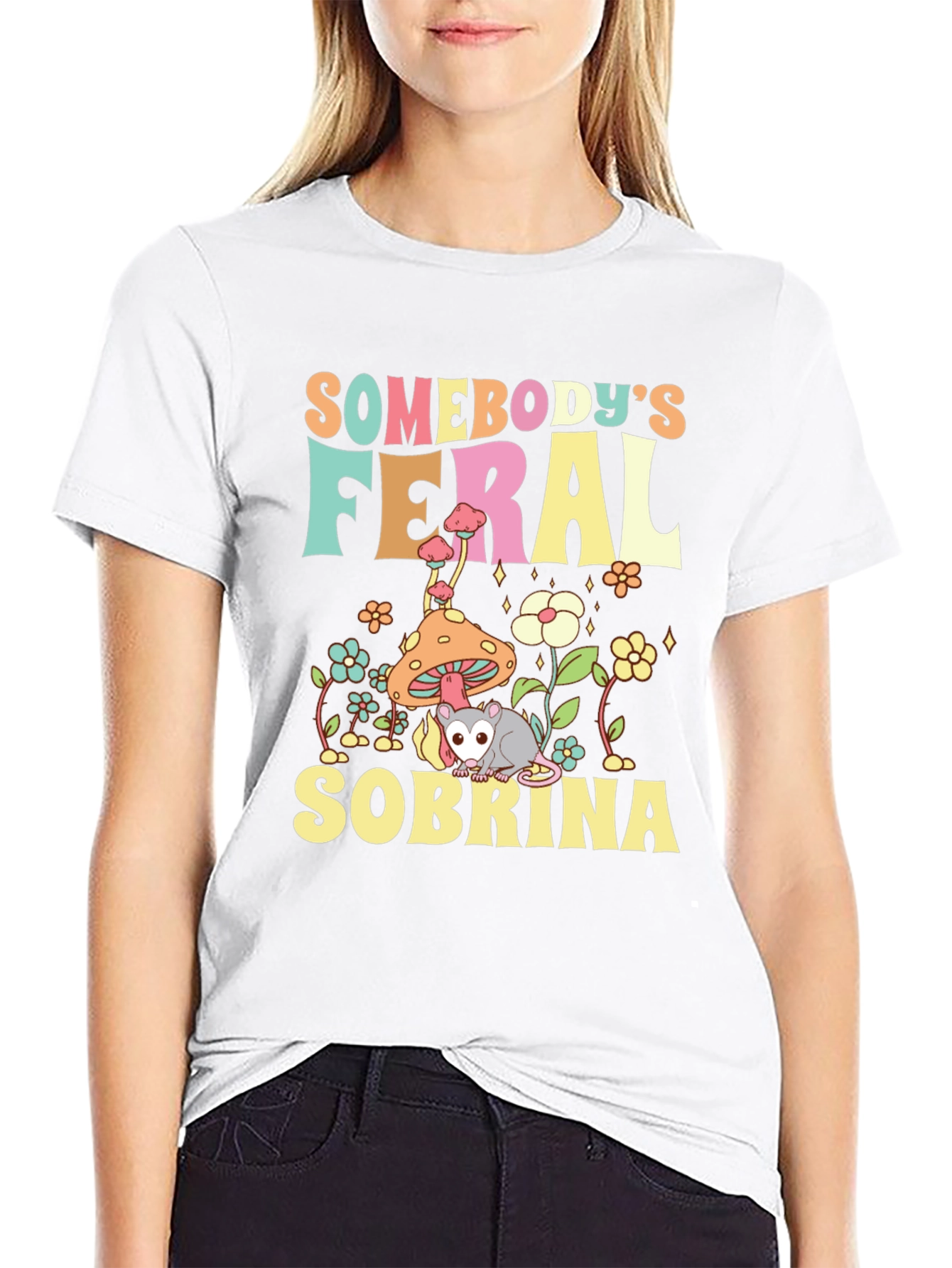 Feral Sobrina Graphic Tee - Unique Design