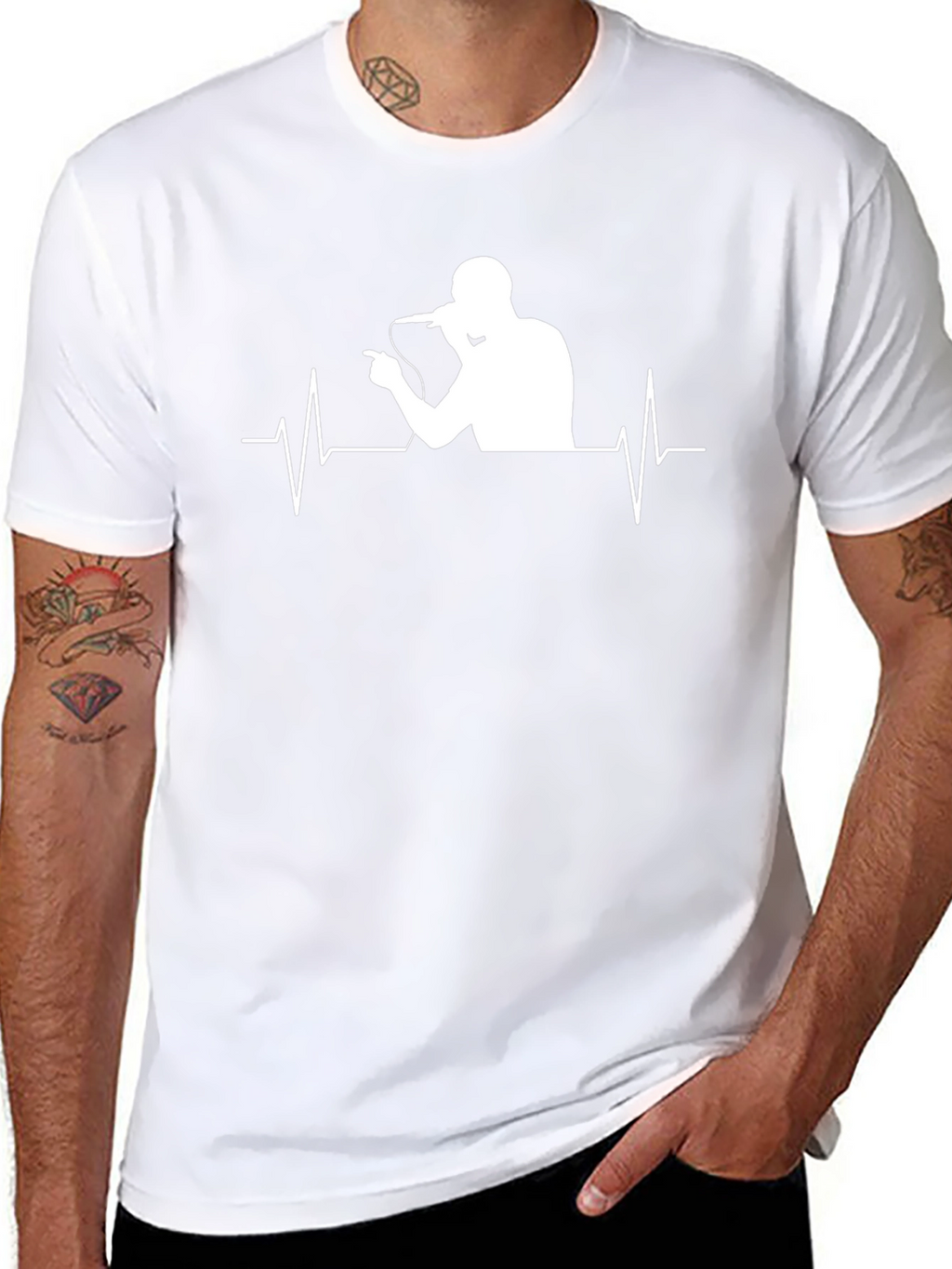 Singer Heartbeat Graphic Tee