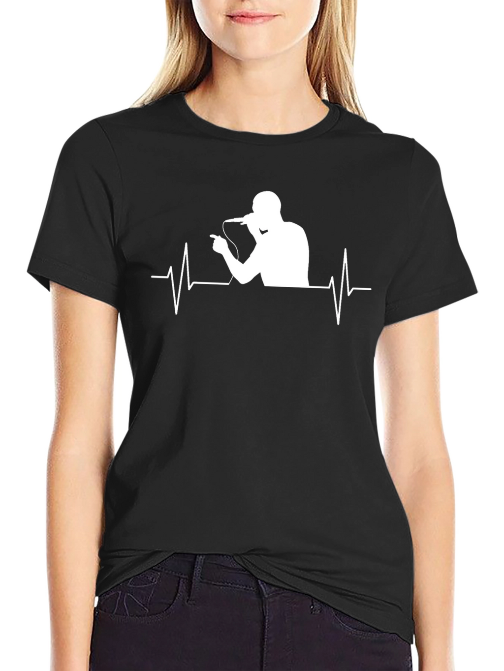 Singer Heartbeat Graphic Tee