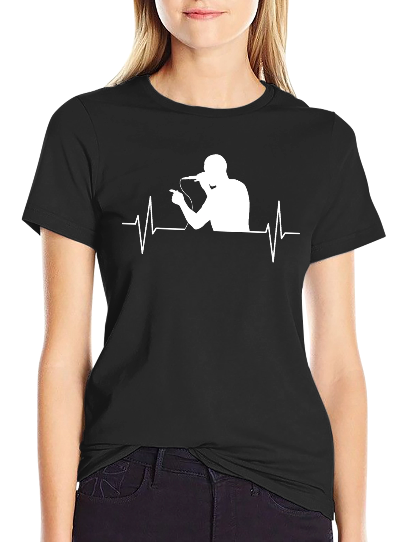 Singer Heartbeat Graphic Tee