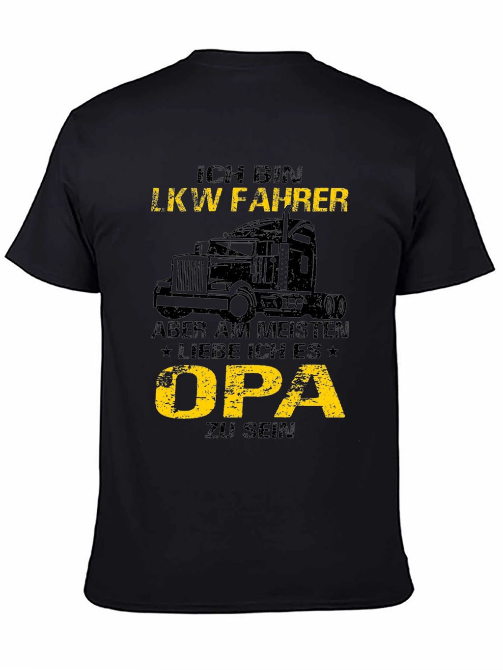Ich Bin LKW Fahrer Opa T-Shirt