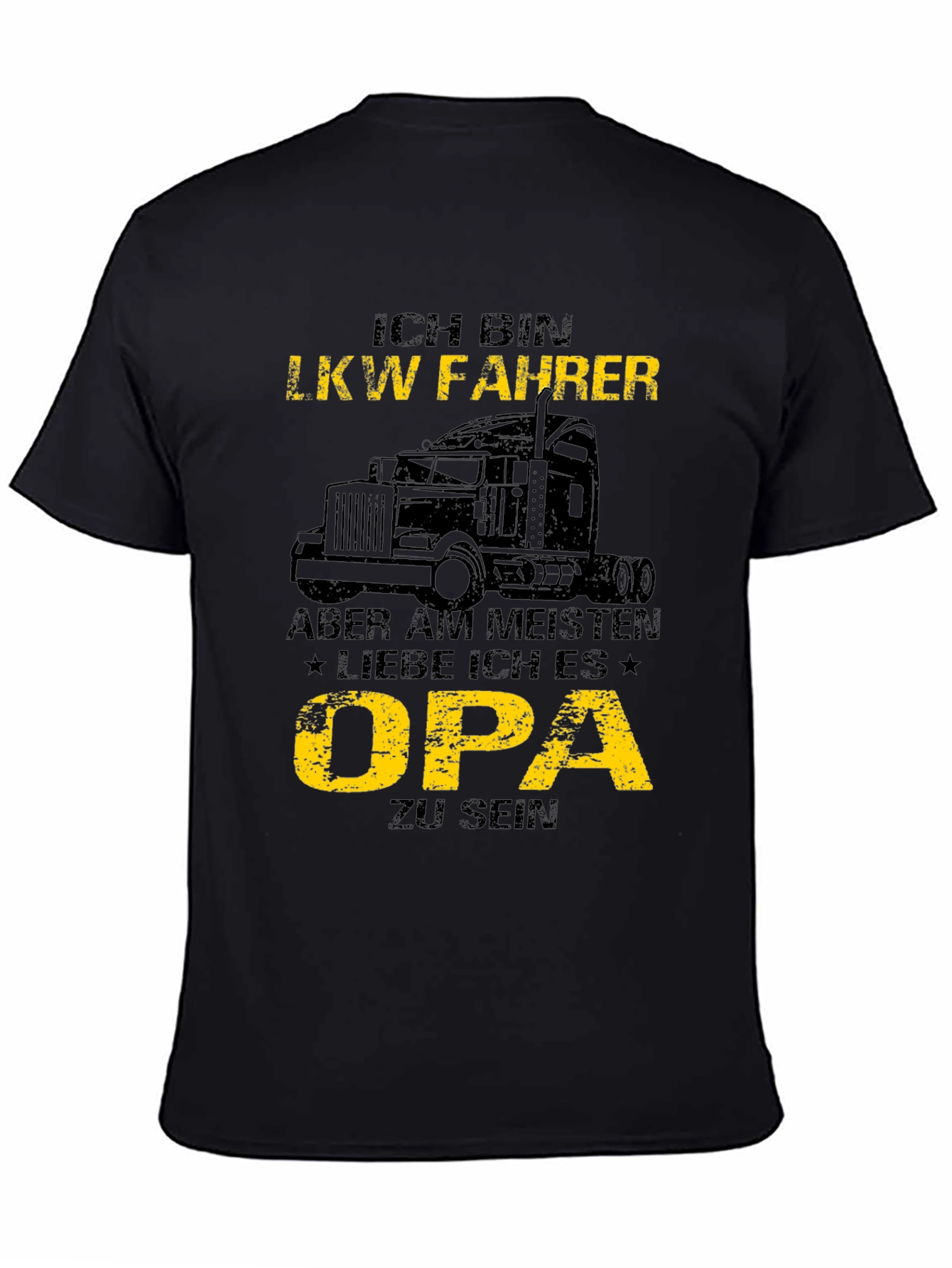 Ich Bin LKW Fahrer Opa T-Shirt