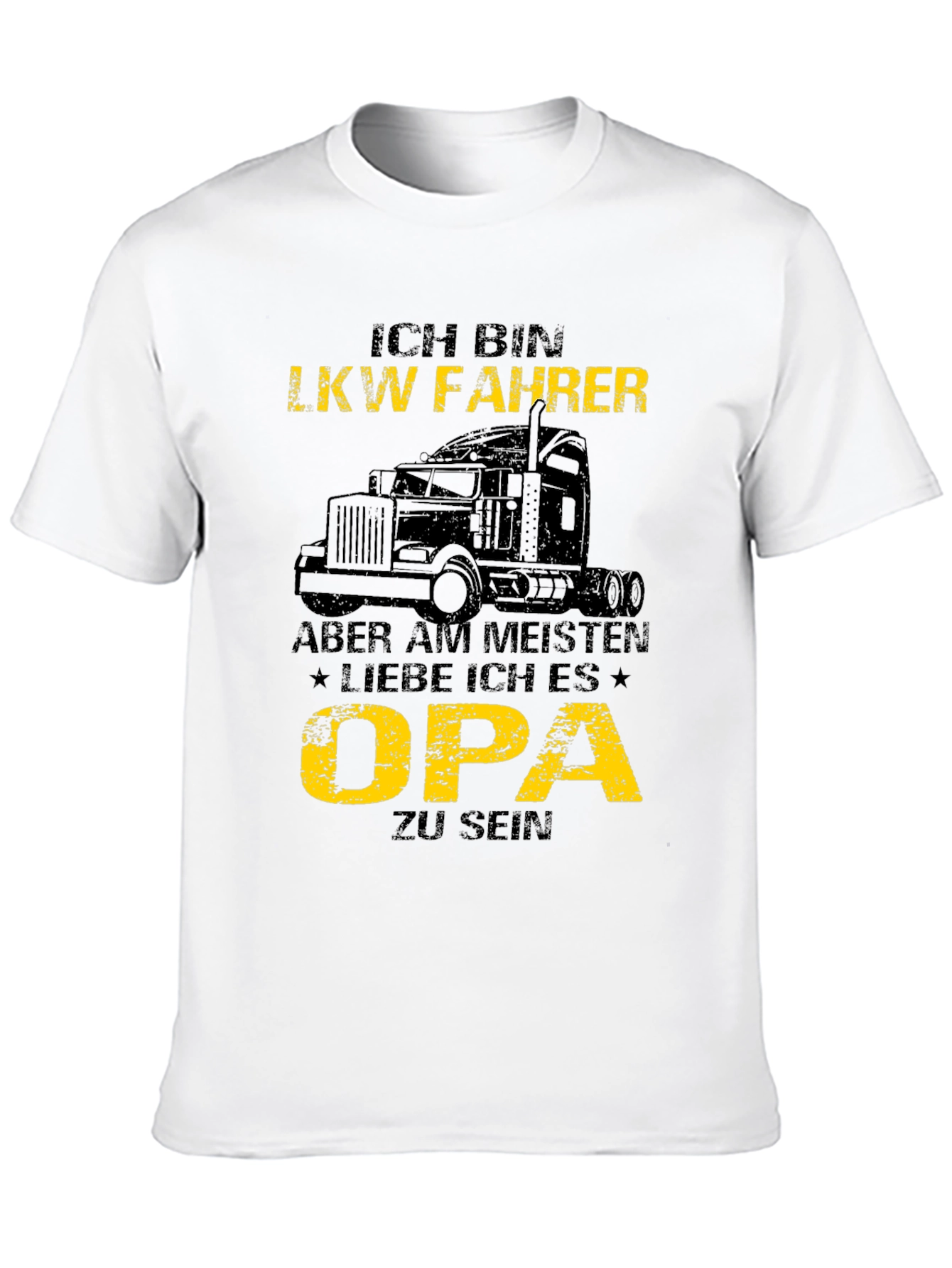 Ich Bin LKW Fahrer Opa T-Shirt