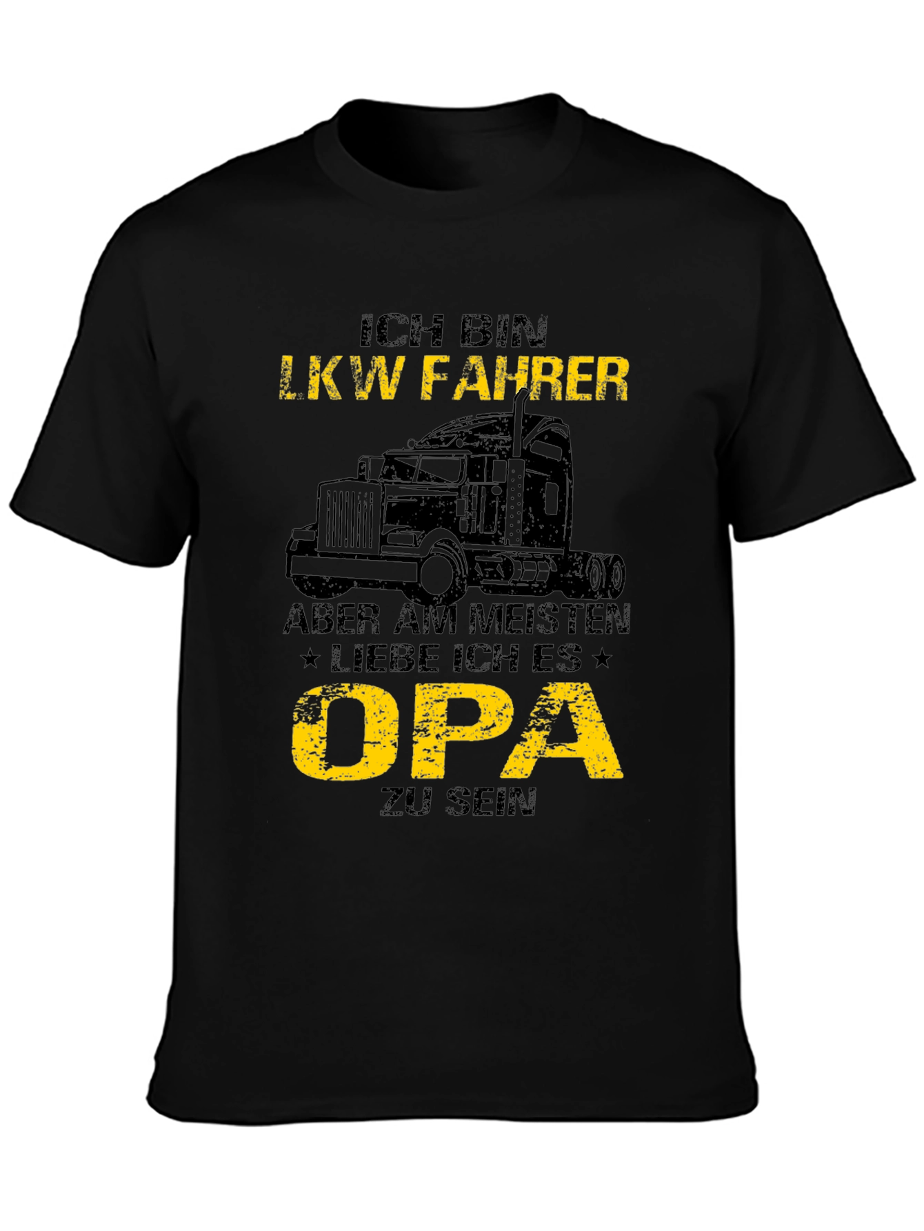 Ich Bin LKW Fahrer Opa T-Shirt