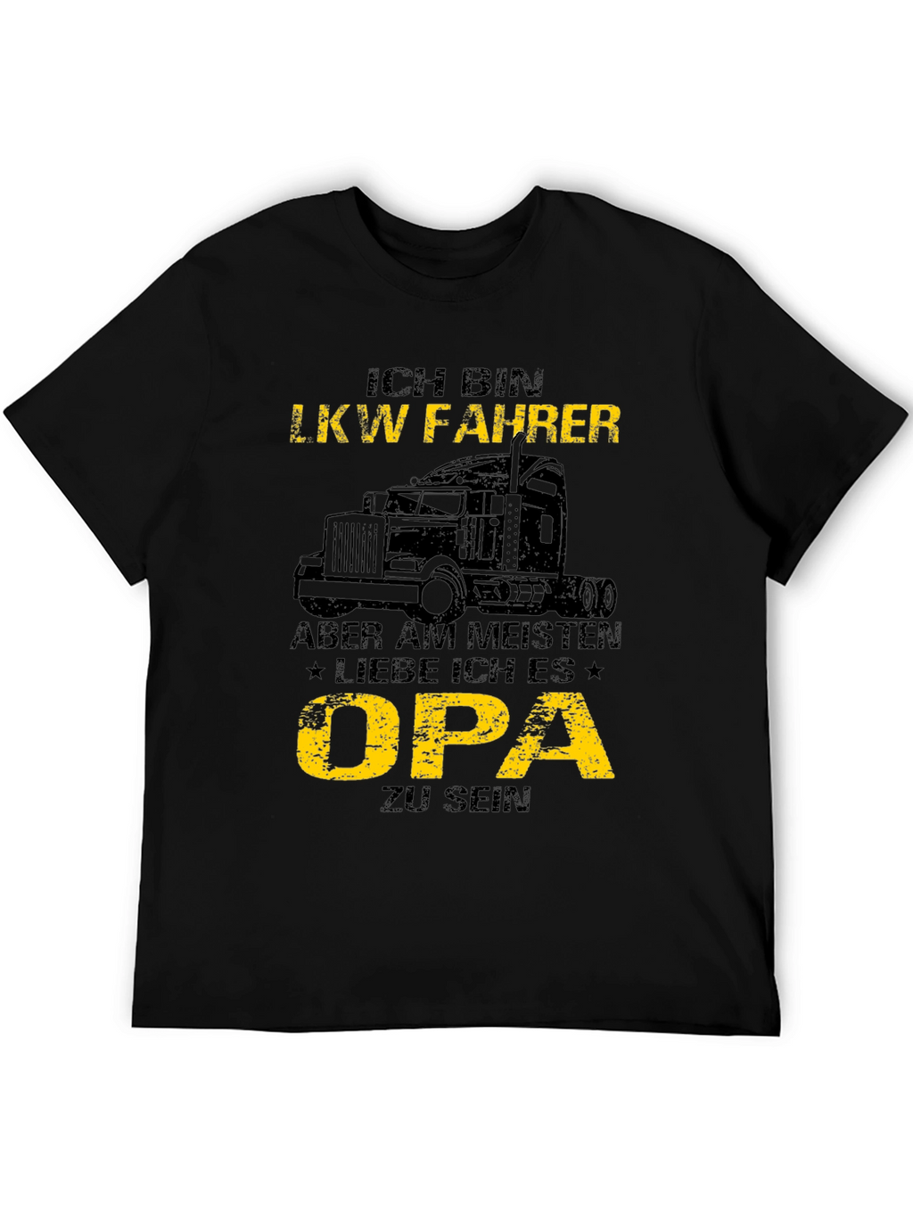 Ich Bin LKW Fahrer Opa T-Shirt